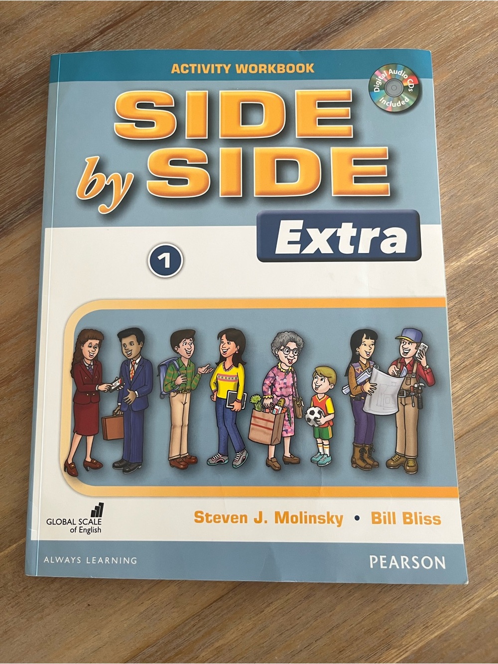 Pearson Side by Side Extra 1 Activity Workbook w/ Audio CD (2) Molinsky